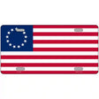 Betsy Ross American Flag Novelty Metal License Plate 12" x 6" (LP)