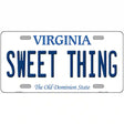 Sweet Thing Virginia Novelty Metal License Plate 12" x 6" (LP)