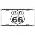 Route 66 Distressed Novelty Metal License Plate 12" x 6" (LP)