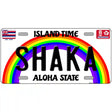 Shaka Hawaii Novelty Metal License Plate 12" x 6" (LP)