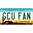 Grand Canyon Univ Fan Novelty Metal License Plate 12" x 6" (LP)