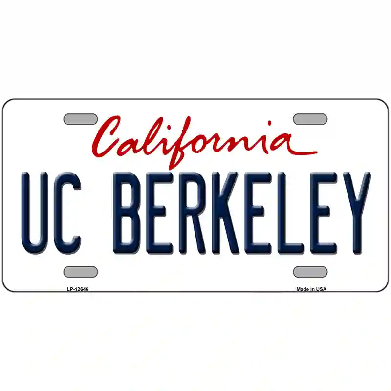 UC Berkeley Novelty Metal License Plate 12" x 6" (LP)