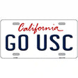 Go USC Novelty Metal License Plate 12" x 6" (LP)