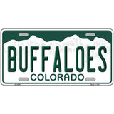 Buffaloes Novelty Metal License Plate 12" x 6" (LP)