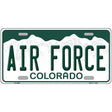 Air Force Novelty Metal License Plate 12" x 6" (LP)