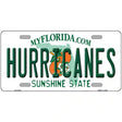 Hurricanes Novelty Metal License Plate 12" x 6" (LP)