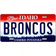 Broncos Novelty Metal License Plate 12" x 6" (LP)