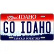 Go Idaho Novelty Metal License Plate 12" x 6" (LP)