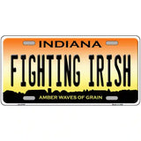 Fighting Irish Novelty Metal License Plate Tag 12" x 6" (LP)