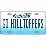 Go Hilltoppers Novelty Metal License Plate Tag 12" x 6" (LP)