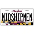 Midshipmen Novelty Metal License Plate Tag 12" x 6" (LP)