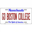 Go Boston College Novelty Metal License Plate 12" x 6" (LP)