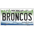 Broncos Novelty Metal License Plate LP-12842 12" x 6" (LP)