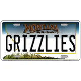 Grizzlies Novelty Metal License Plate 12" x 6" (LP)