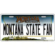 Montana State Fan Novelty Metal License Plate 12" x 6" (LP)