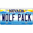 Wolf Pack Novelty Metal License Plate 12" x 6" (LP)