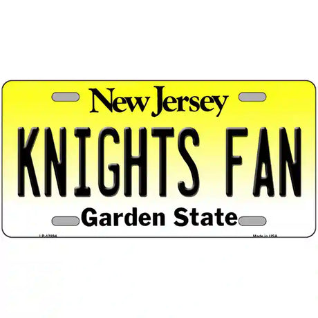 Knights Fan Novelty Metal License Plate LP-12894 12" x 6" (LP)