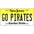 Go Pirates Novelty Metal License Plate 12" x 6" (LP)