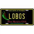 Lobos Novelty Metal License Plate 12" x 6" (LP)