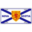 Nova Scotia Flag Novelty Metal License Plate 12" x 6" (LP)