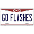 Go Flashes Novelty Metal License Plate 12" x 6" (LP)