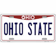 Ohio State Novelty Metal License Plate 12" x 6" (LP)