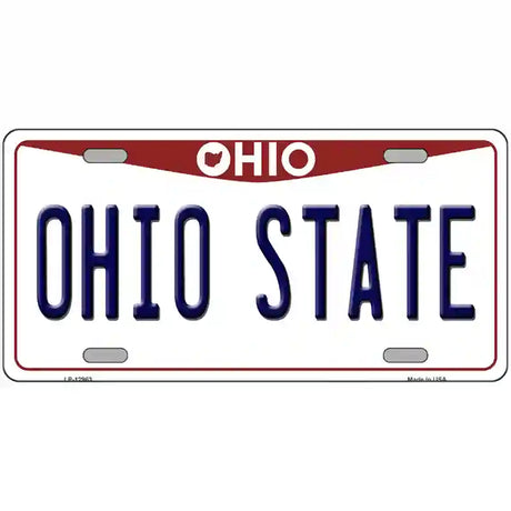 Ohio State Novelty Metal License Plate 12" x 6" (LP)