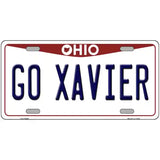 Go Xavier Novelty Metal License Plate 12" x 6" (LP)