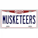 Musketeers Novelty Metal License Plate 12" x 6" (LP)