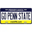 Go Penn State Novelty Metal License Plate 12" x 6" (LP)