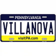 Villanova Novelty Metal License Plate 12" x 6" (LP)