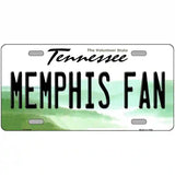 Memphis Fan Novelty Metal License Plate 12" x 6" (LP)