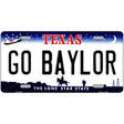 Go Baylor Novelty Metal License Plate 12" x 6" (LP)