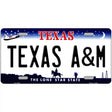 Texas A&M Novelty Metal License Plate 12" x 6" (LP)