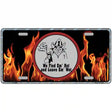 Find Hot Leave Wet Firefighter Novelty Metal License Plate 12" x 6" (LP)