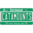 Catamounts Novelty Metal License Plate 12" x 6" (LP)