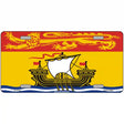 New Brunswick Canada Flag Novelty Metal License Plate 12" x 6" (LP)