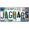 Jaguars Strip Art Novelty Metal License Plate Tag 12" x 6" (LP)