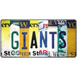 Giants Strip Art Novelty Metal License Plate Tag 12" x 6" (LP)