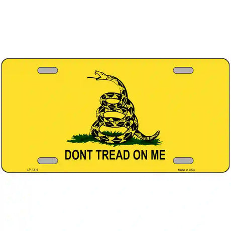 Dont Tread On Me Novelty Metal License Plate 12" x 6" (LP)