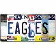 Eagles Strip Art Novelty Metal License Plate Tag 12" x 6" (LP)