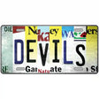 Devils Strip Art Novelty Metal License Plate Tag 12" x 6" (LP)