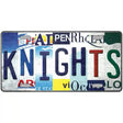 Golden Knights Strip Art Novelty Metal License Plate Tag 12" x 6" (LP)