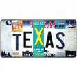 Texas Strip Art Novelty Metal License Plate Tag 12" x 6" (LP)