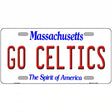 Go Celtics Novelty Metal License Plate Tag 12" x 6" (LP)