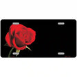 Rose Offset Novelty Metal License Plate 12" x 6" (LP)