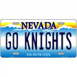 Go Golden Knights Novelty Metal License Plate Tag 12" x 6" (LP)