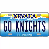 Go Golden Knights Novelty Metal License Plate Tag 12" x 6" (LP)