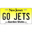 Go Jets Novelty Metal License Plate Tag 12" x 6" (LP)