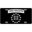 3 Percenter Ring of Stars Novelty Metal License Plate Tag 12" x 6" (LP)